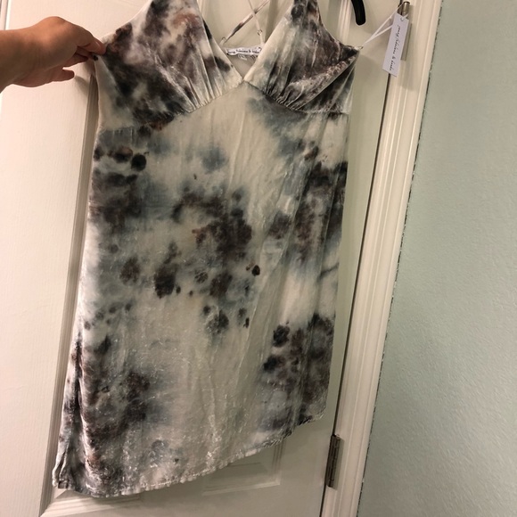 NEW Lexington Ash & Cloud velvet mini dress - Picture 3 of 7